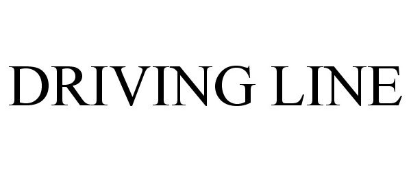 Trademark Logo DRIVING LINE