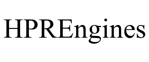 Trademark Logo HPRENGINES