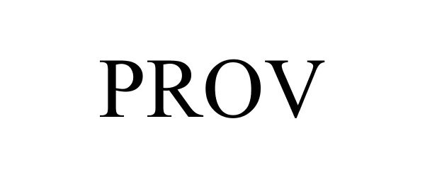 Trademark Logo PROV