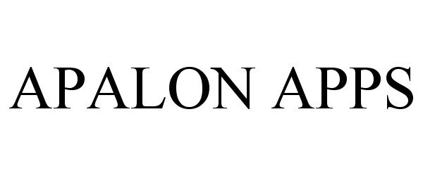 Trademark Logo APALON APPS