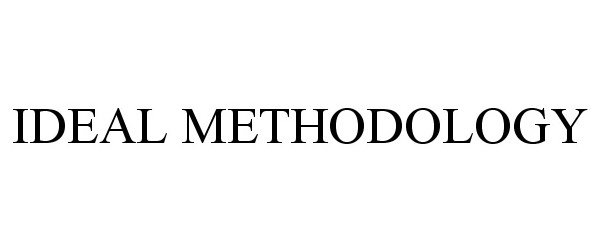 Trademark Logo IDEAL METHODOLOGY