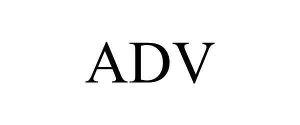 Trademark Logo ADV