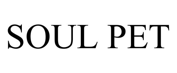 Trademark Logo SOUL PET