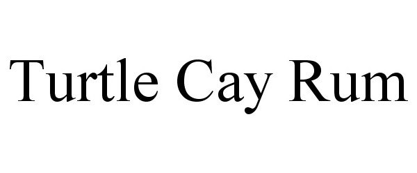Trademark Logo TURTLE CAY RUM