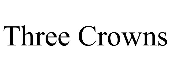 Trademark Logo THREE CROWNS