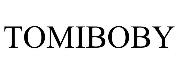 Trademark Logo TOMIBOBY