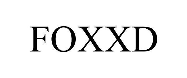  FOXXD