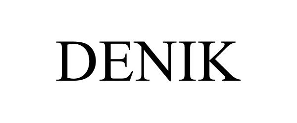 Trademark Logo DENIK
