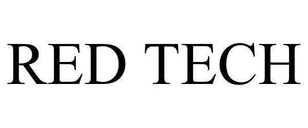 Trademark Logo RED TECH