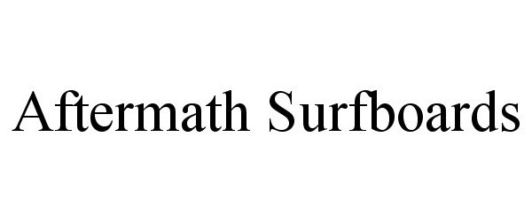  AFTERMATH SURFBOARDS