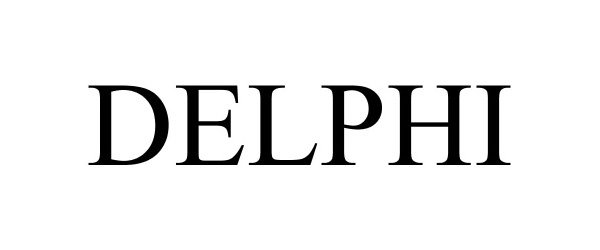 Trademark Logo DELPHI