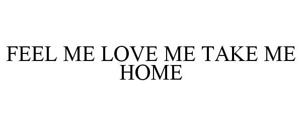  FEEL ME LOVE ME TAKE ME HOME