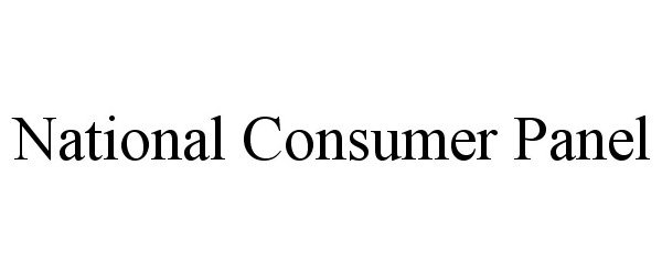 NATIONAL CONSUMER PANEL