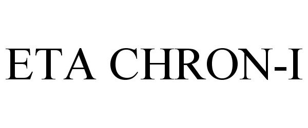  ETA CHRON-I