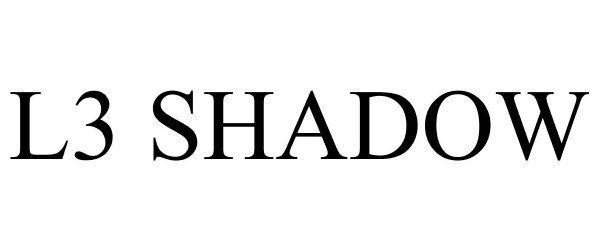 Trademark Logo L3 SHADOW