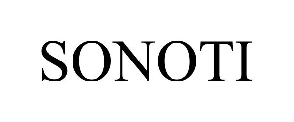 Trademark Logo SONOTI