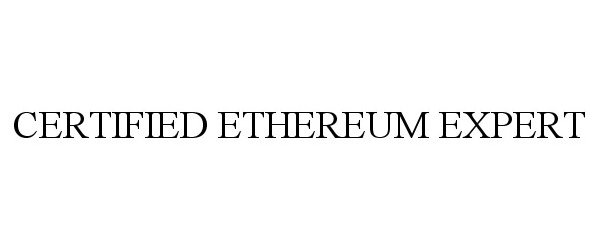  CERTIFIED ETHEREUM EXPERT