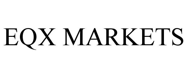 Trademark Logo EQX MARKETS