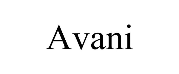 Trademark Logo AVANI