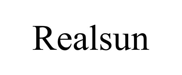 Trademark Logo REALSUN
