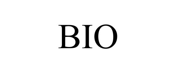 Trademark Logo BIO