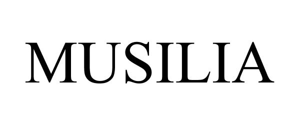 Trademark Logo MUSILIA