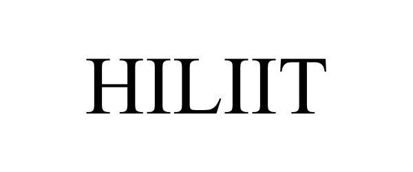 Trademark Logo HILIIT