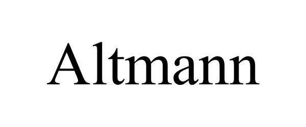 Trademark Logo ALTMANN