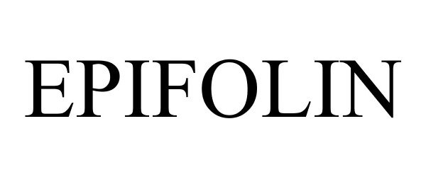 Trademark Logo EPIFOLIN