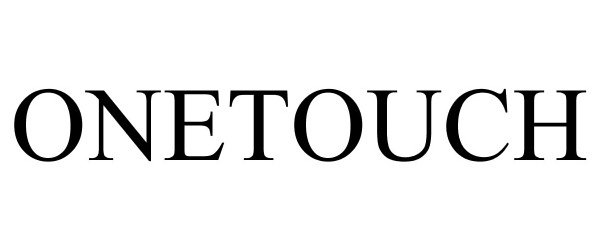 Trademark Logo ONETOUCH