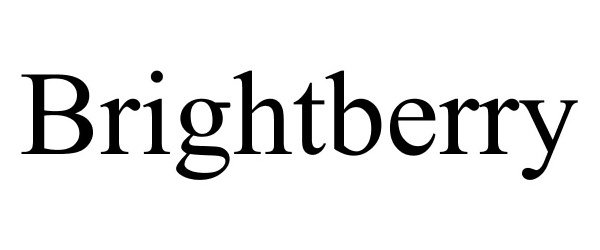 Trademark Logo BRIGHTBERRY