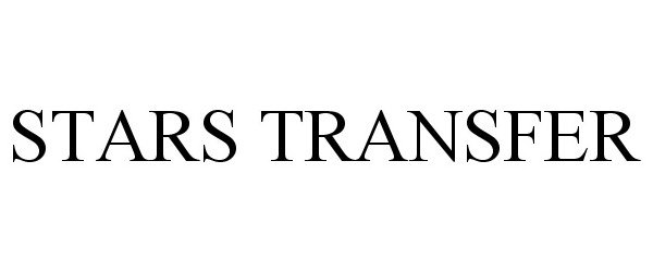Trademark Logo STARS TRANSFER