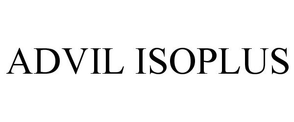 Trademark Logo ADVIL ISOPLUS