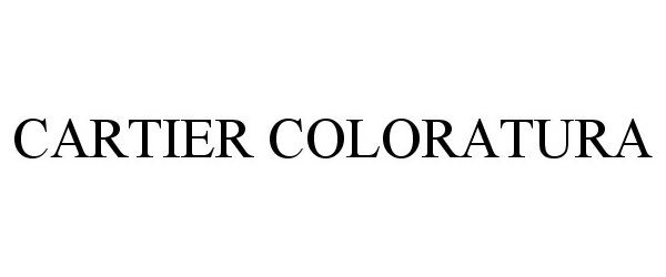  CARTIER COLORATURA