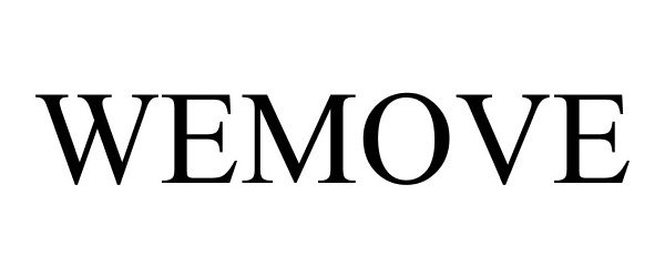 Trademark Logo WEMOVE