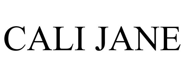Trademark Logo CALI JANE
