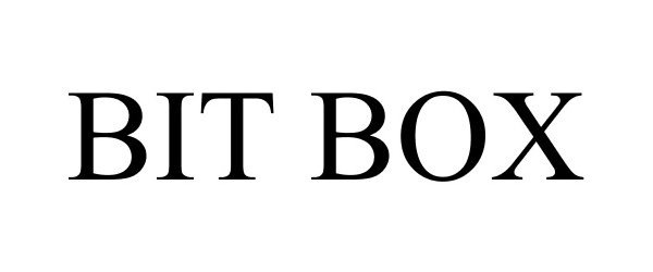 Trademark Logo BIT BOX