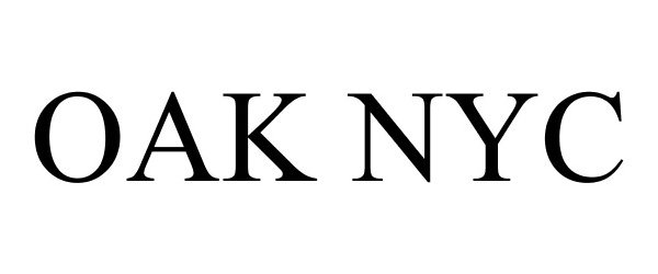 Trademark Logo OAK NYC