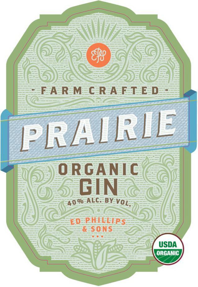 Trademark Logo EPS FARM CRAFTED PRAIRIE ORGANIC GIN 40% ALC. BY VOL. ED PHILLIPS & SONS USDA ORGANIC