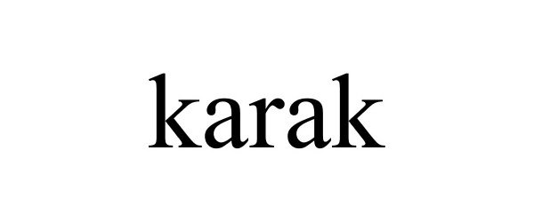 Trademark Logo KARAK