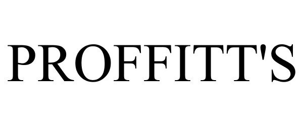 Trademark Logo PROFFITT'S