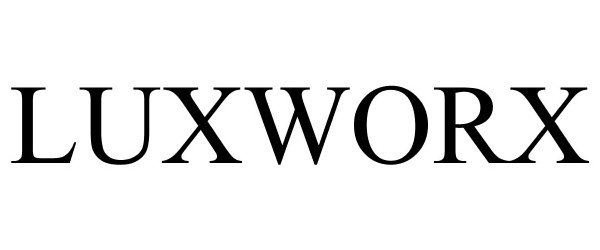 Trademark Logo LUXWORX