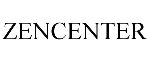 Trademark Logo ZENCENTER