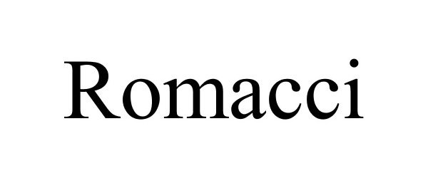 Trademark Logo ROMACCI