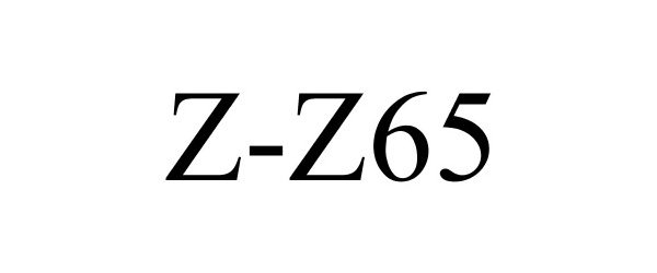 Trademark Logo Z-Z65