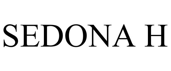 Trademark Logo SEDONA H