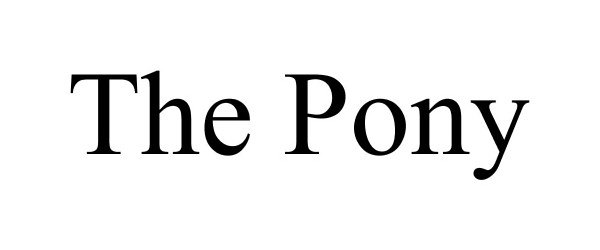 Trademark Logo THE PONY