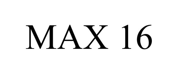  MAX 16