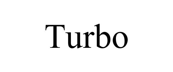 Trademark Logo TURBO