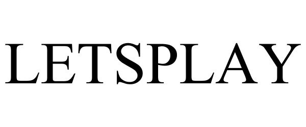 Trademark Logo LETSPLAY
